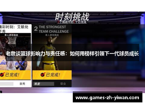 老詹谈篮球影响力与责任感：如何用榜样引领下一代球员成长